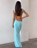Load image into Gallery viewer, Stunning baby blue maxi dress