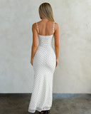 Load image into Gallery viewer, Dress in a new black and white polka dot print