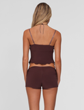 Load image into Gallery viewer, Chocolate brown jersey set
